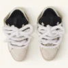 Adidași Curb din piele cu șireturi din piele de șarpe Adidași Curb din piele cu șireturi din piele de șarpe