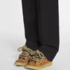 Adidași Curb din piele cu șireturi din piele de șarpe Adidași Curb din piele cu șireturi din piele de șarpe