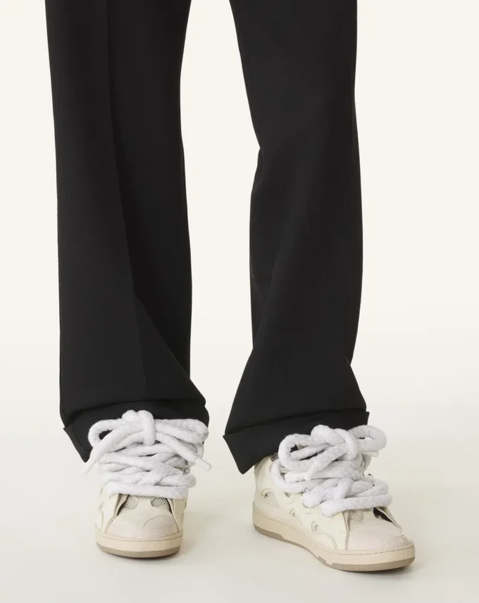 Adidași Curb din piele cu șireturi din piele de șarpe Adidași Curb din piele cu șireturi din piele de șarpe