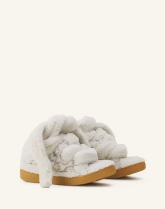 Adidași Curb din piele de oaie