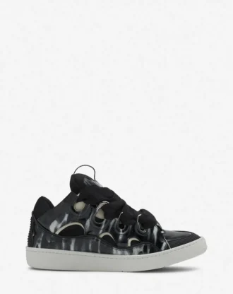 Adidași din piele Curb cu paiete