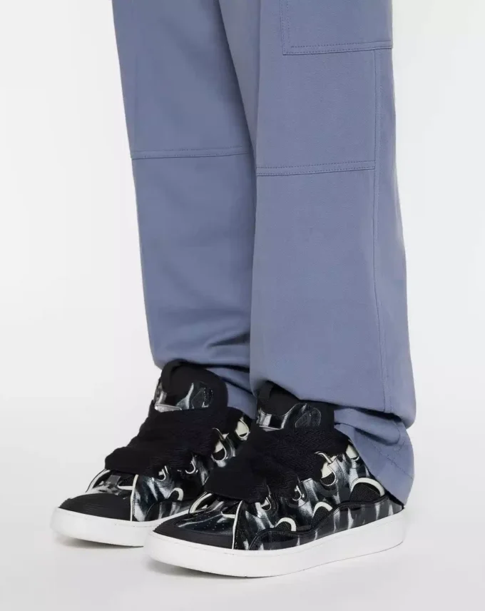 Adidași din piele Curb cu paiete