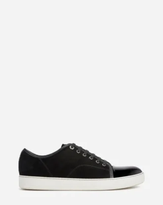 Adidași din piele de căprioară și piele lăcuită Dbb1