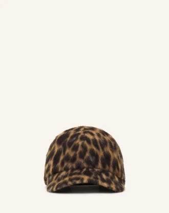 Șapcă cu imprimeu leopard