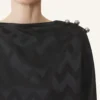 Bluză fluidă din viscoză jacquard Bluză fluidă din viscoză jacquard