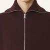 Cardigan din cașmir cu fermoar Cardigan din cașmir cu fermoar