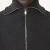 Cardigan din cașmir cu fermoar Cardigan din cașmir cu fermoar