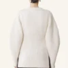 Cardigan din lână cu nervuri Cardigan din lână cu nervuri