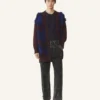 Cardigan oversized din jacquard Cardigan oversized din jacquard