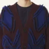 Cardigan oversized din jacquard Cardigan oversized din jacquard