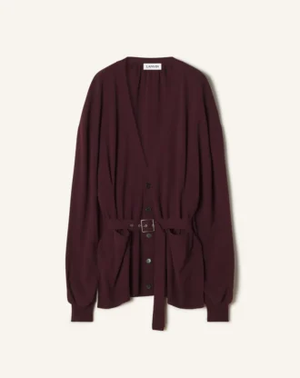 Cardigan oversized din lână și cașmir