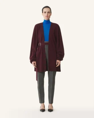 Cardigan oversized din lână și cașmir