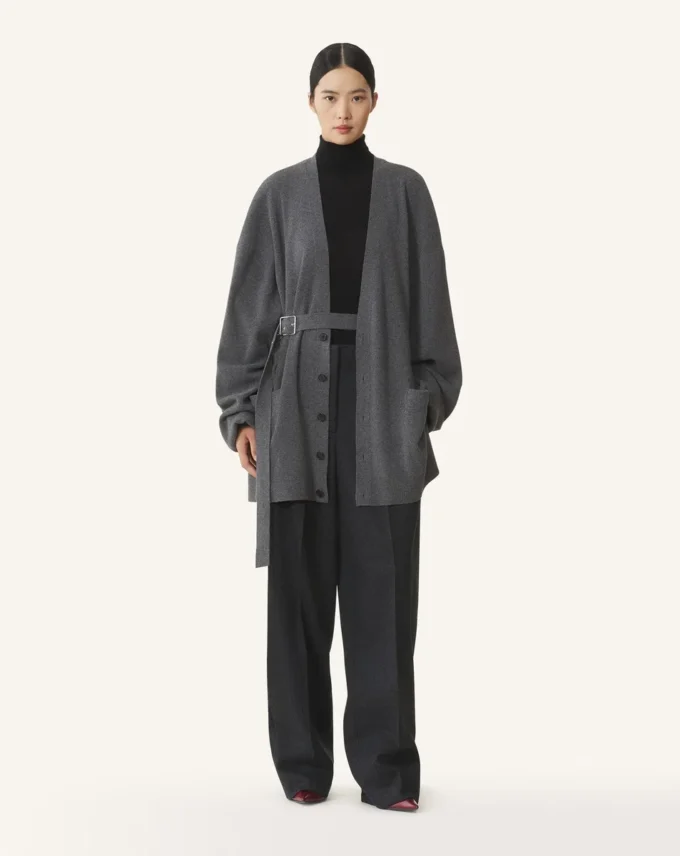 Cardigan oversized din lână și cașmir Cardigan oversized din lână și cașmir