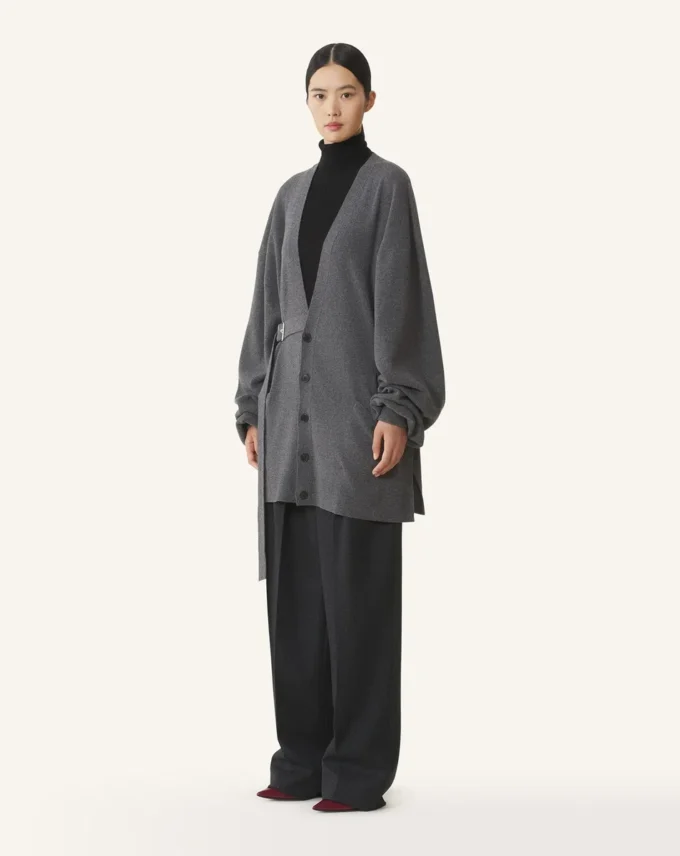Cardigan oversized din lână și cașmir Cardigan oversized din lână și cașmir
