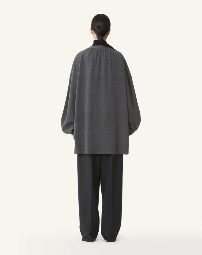 Cardigan oversized din lână și cașmir Cardigan oversized din lână și cașmir