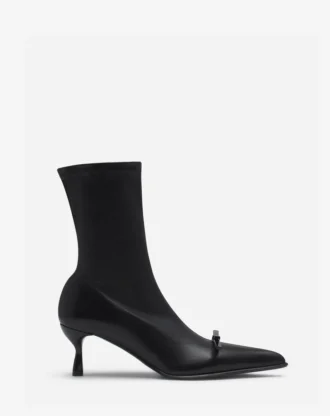 Cizme Lanvin Bow din piele
