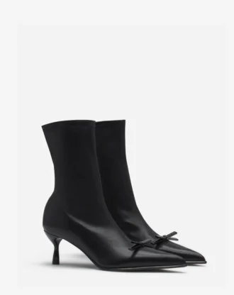Cizme Lanvin Bow din piele