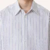Cămașă oversized din poplin de bumbac cu dungi Cămașă oversized din poplin de bumbac cu dungi
