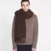 Eșarfă cu franjuri din lână Lanvin Eșarfă cu franjuri din lână Lanvin