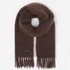 Eșarfă cu franjuri din lână Lanvin Eșarfă cu franjuri din lână Lanvin