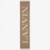 Eșarfă din lână cu franjuri, semnată Lanvin Eșarfă din lână cu franjuri, semnată Lanvin