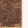 Eșarfă din mătase cu imprimeu leopard