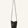 Geantă Catch Nano by Lanvin din piele de căprioară Geantă Catch Nano by Lanvin din piele de căprioară