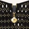 Geantă Catch Nano by Lanvin din piele de căprioară Geantă Catch Nano by Lanvin din piele de căprioară