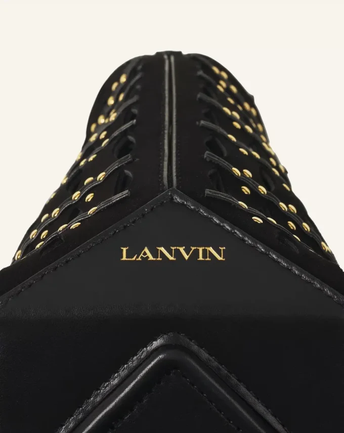 Geantă Catch Nano by Lanvin din piele de căprioară Geantă Catch Nano by Lanvin din piele de căprioară