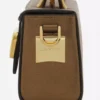 Geantă Nano Pencil Cat din piele metalizată cu textură granulată Geantă Nano Pencil Cat din piele metalizată cu textură granulată