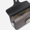 Geantă Pencil Cat medie din piele de piton Geantă Pencil Cat medie din piele de piton