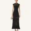 Rochie cu detalii din dantelă din viscoză Rochie cu detalii din dantelă din viscoză