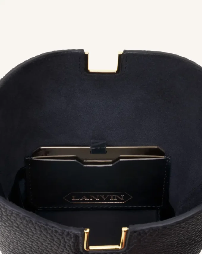 Geantă tip sac din piele Catch Nano by Lanvin Geantă tip sac din piele Catch Nano by Lanvin