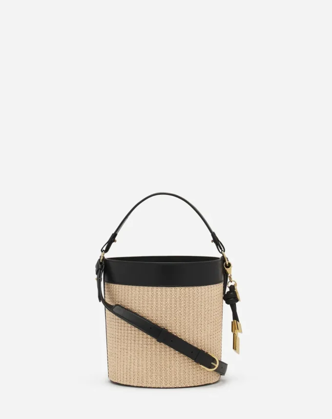 Geantă tip sac Séquence Raffia