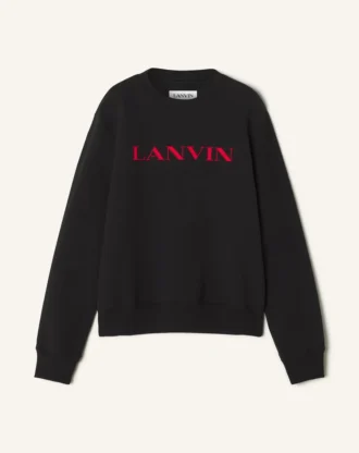 Hanorac din bumbac brodat Lanvin