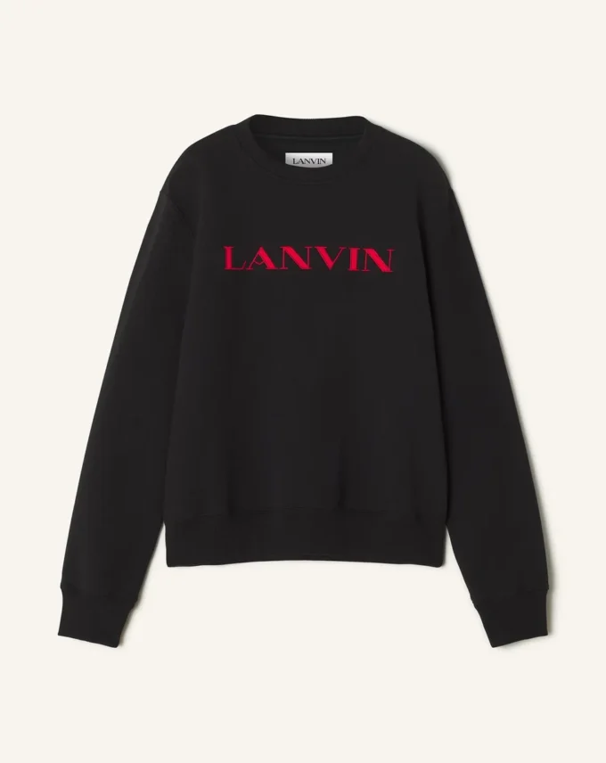 Hanorac din bumbac brodat Lanvin Hanorac din bumbac brodat Lanvin