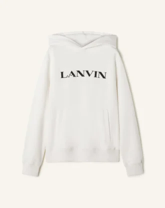 Hanorac din bumbac brodat Lanvin