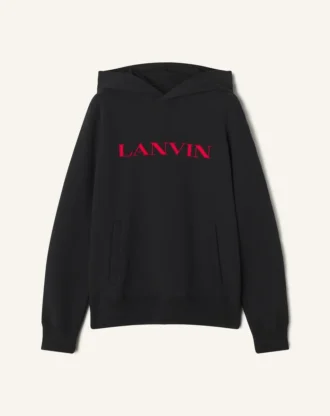 Hanorac din bumbac brodat Lanvin