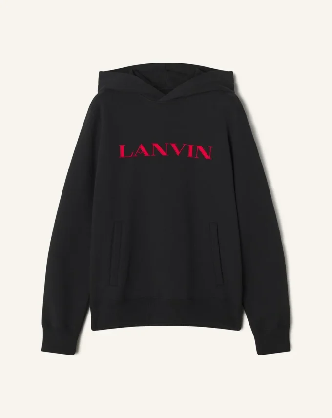 Hanorac din bumbac brodat Lanvin Hanorac din bumbac brodat Lanvin