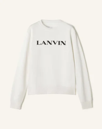 Hanorac din bumbac brodat Lanvin