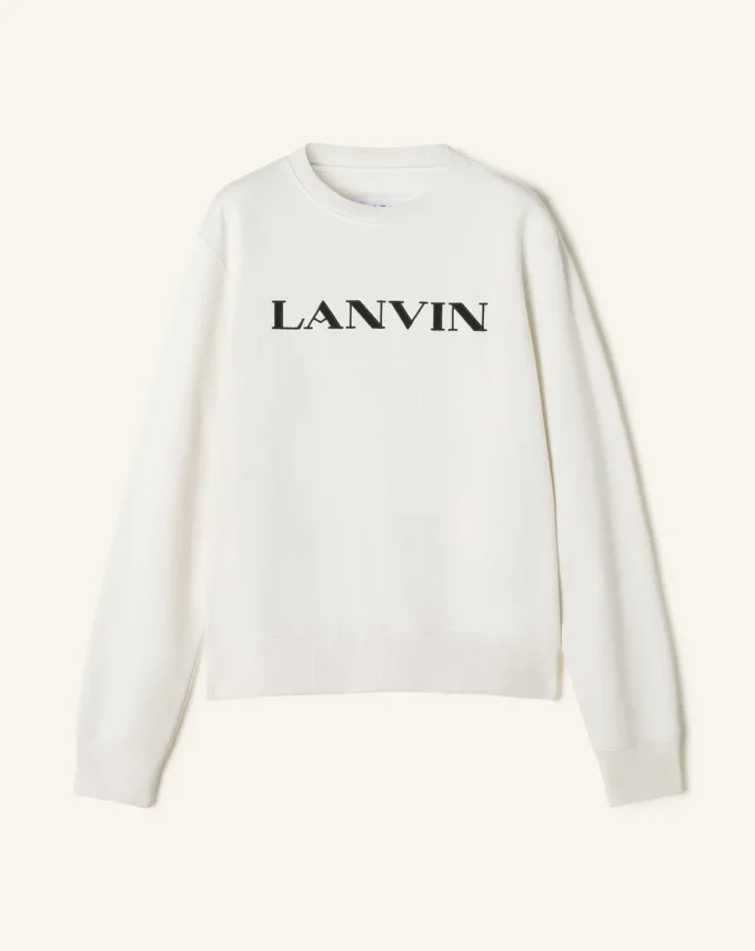 Hanorac din bumbac brodat Lanvin Hanorac din bumbac brodat Lanvin