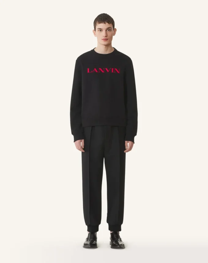 Hanorac din bumbac brodat Lanvin Hanorac din bumbac brodat Lanvin