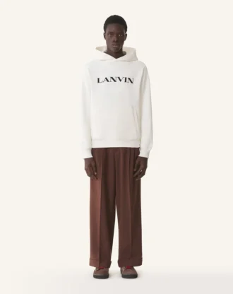 Hanorac din bumbac brodat Lanvin