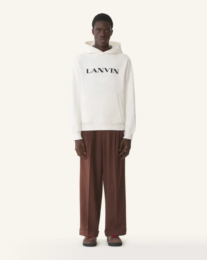 Hanorac din bumbac brodat Lanvin Hanorac din bumbac brodat Lanvin