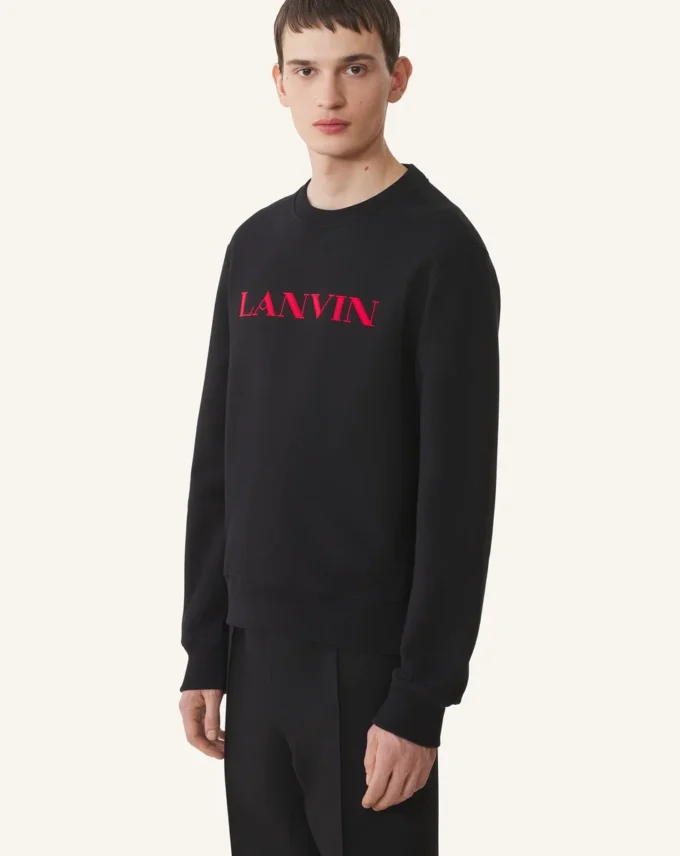 Hanorac din bumbac brodat Lanvin Hanorac din bumbac brodat Lanvin