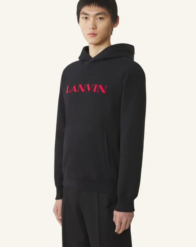 Hanorac din bumbac brodat Lanvin Hanorac din bumbac brodat Lanvin