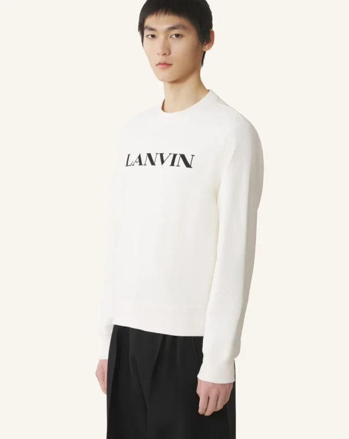 Hanorac din bumbac brodat Lanvin Hanorac din bumbac brodat Lanvin