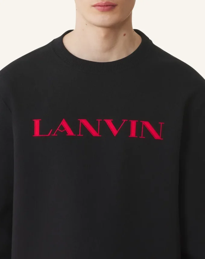 Hanorac din bumbac brodat Lanvin Hanorac din bumbac brodat Lanvin
