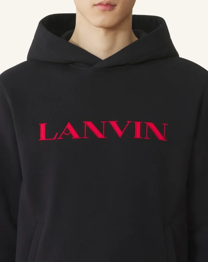Hanorac din bumbac brodat Lanvin Hanorac din bumbac brodat Lanvin