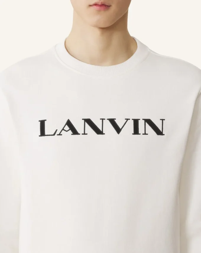 Hanorac din bumbac brodat Lanvin Hanorac din bumbac brodat Lanvin